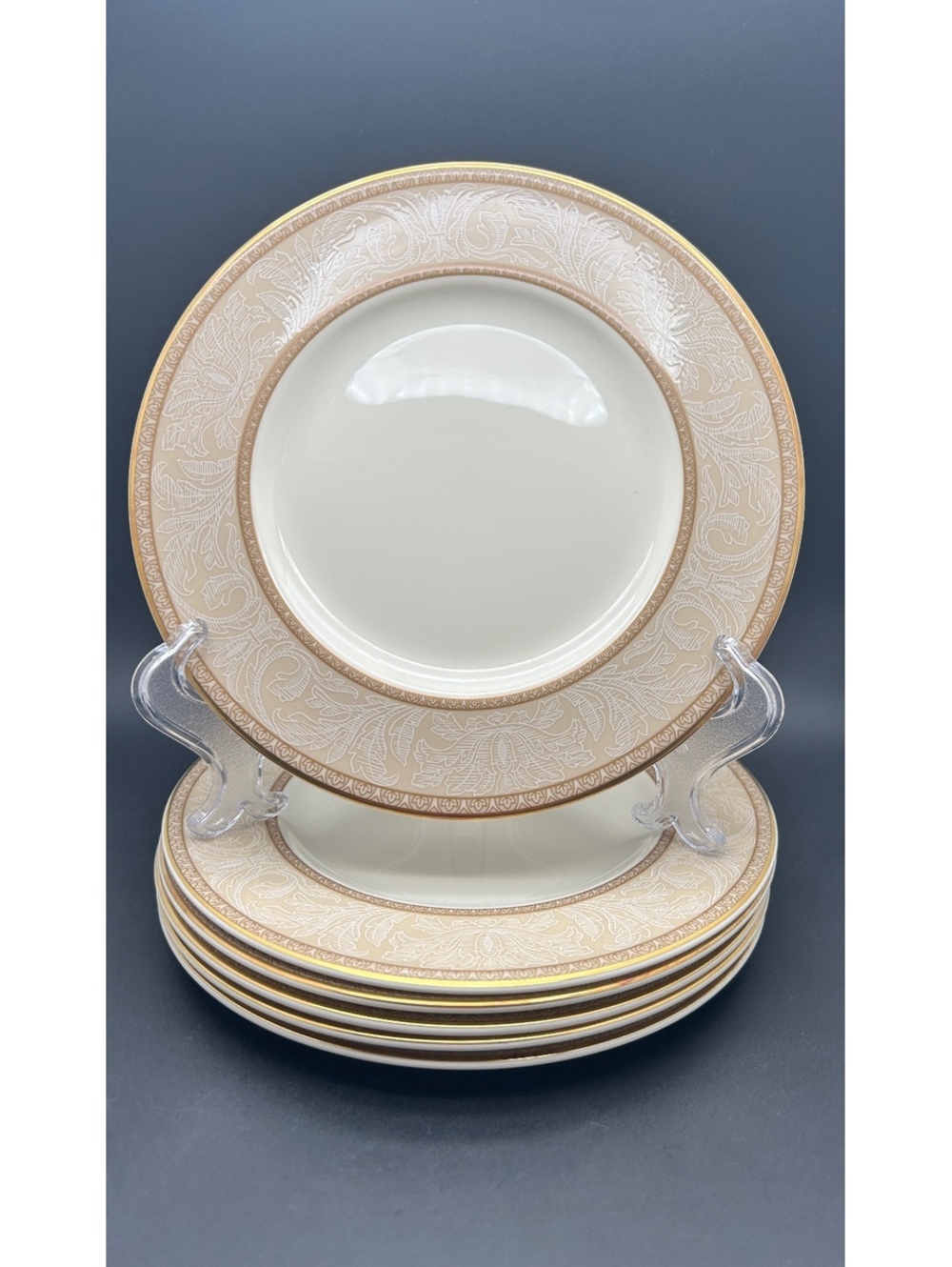 6 Royal Doulton “Toulouse” Salad Plates - Never used.